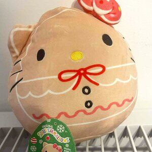 Squishmallows Gingerbread Hello Kitty 8" Plush Toy